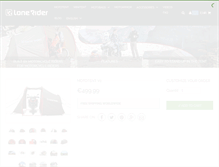 Tablet Screenshot of lonerider-motorcycle.com